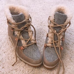 Sorel Sneakchic Alpine Holiday Beach grey 6.5